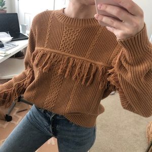 Fringe sweater